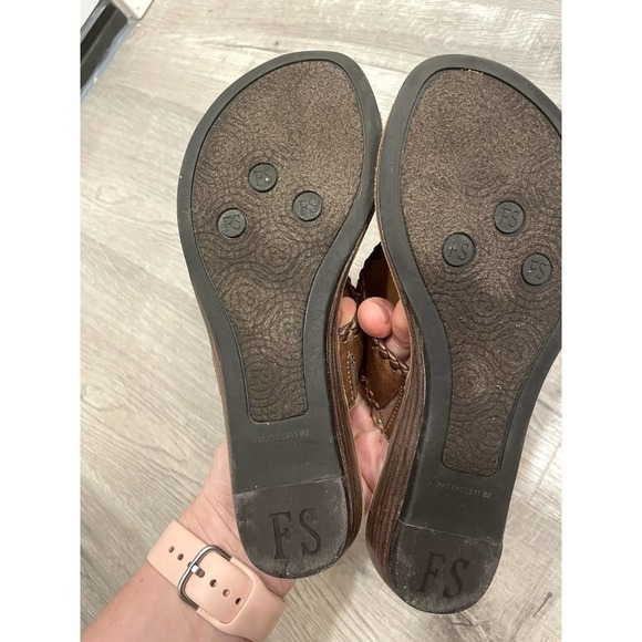 Anthropologie Franco Sarto Boho Serape Are Stripe Sandals size 6 - Picture 8 of 8